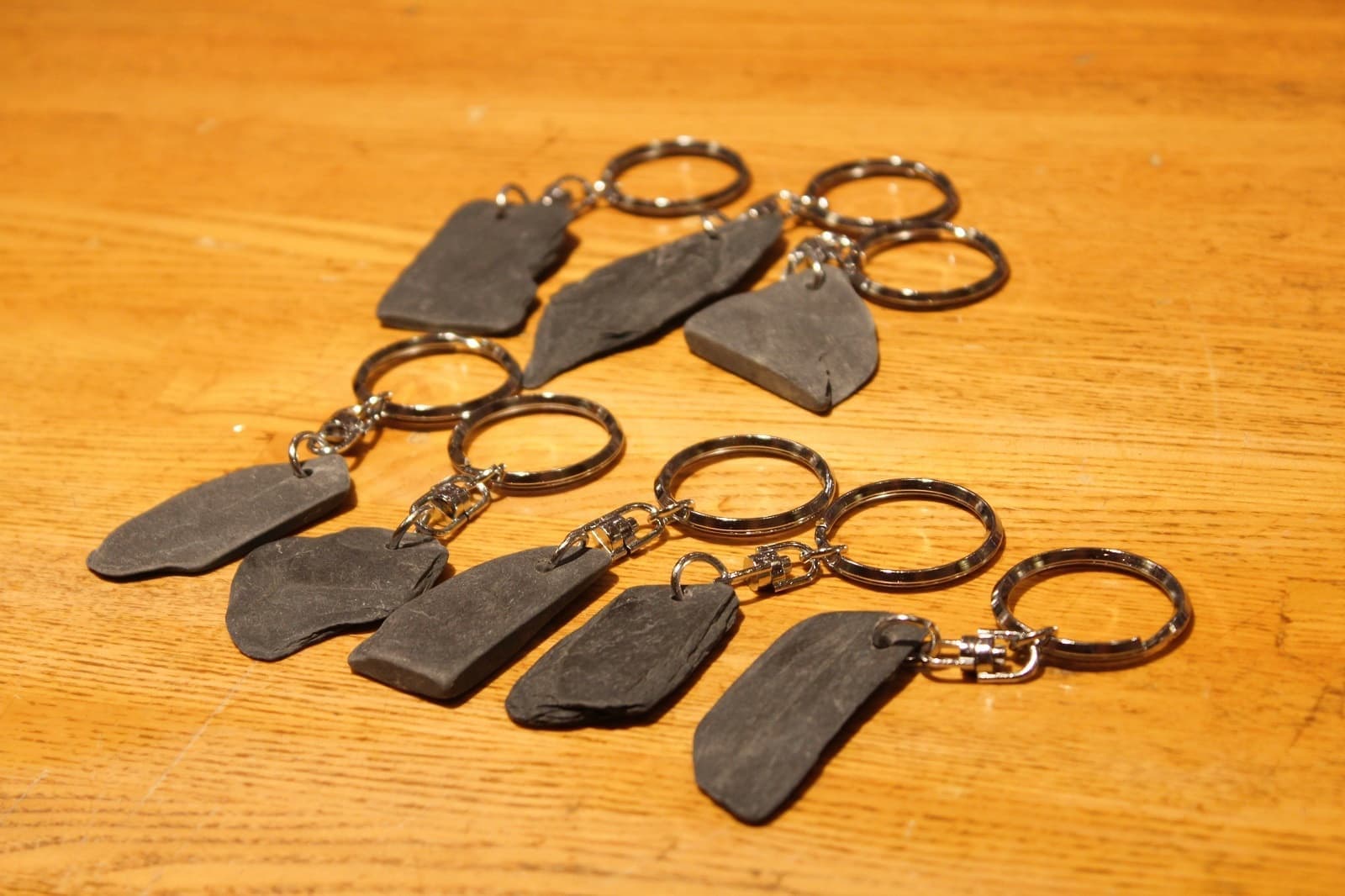 雄勝石キーホルダー手作り体験